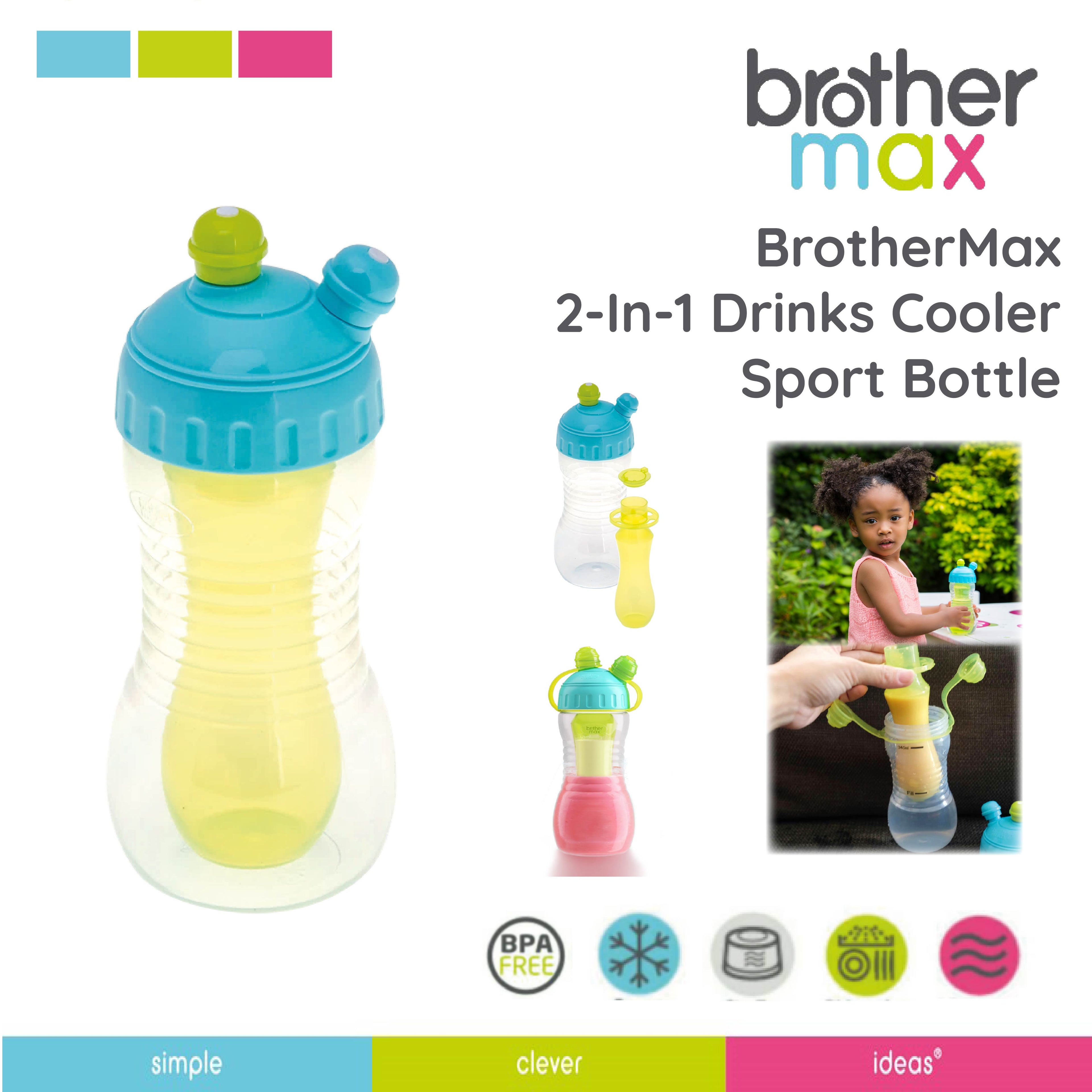 Brother Max 2-in-1 Drinks Cooler Sports Bottle