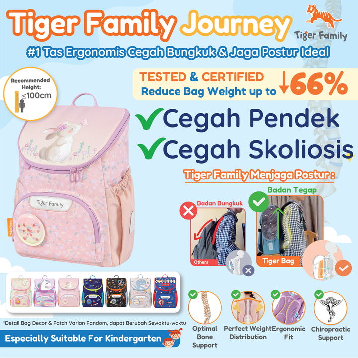 Tiger Family Ergonomic Bag - Journey