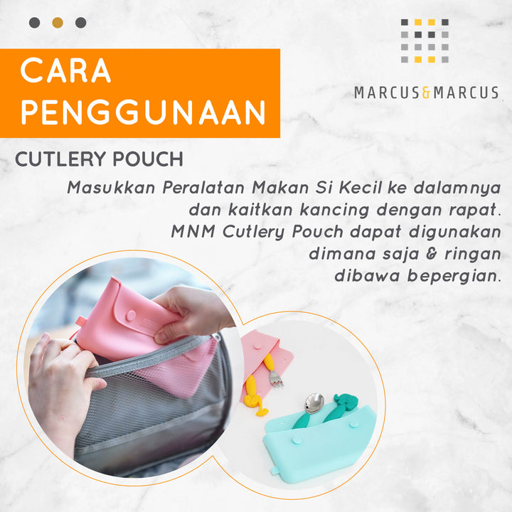Marcus & Marcus Silicone Cutlery Pouch