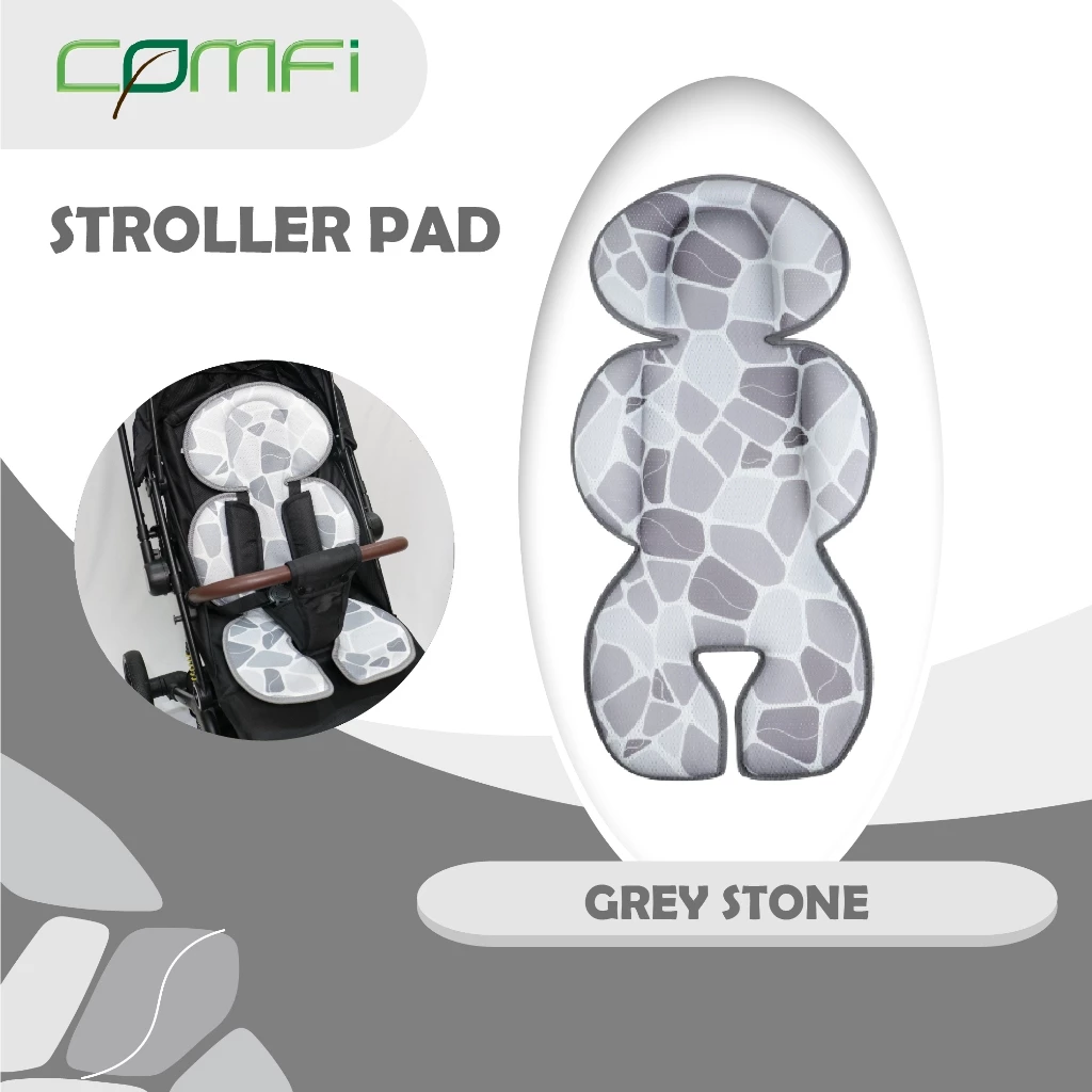Comfi Breathing Stroller/Carseat Pad - Alas Stroller Bayi Dingin Anti Keringat / Bantalan Stroller Bayi