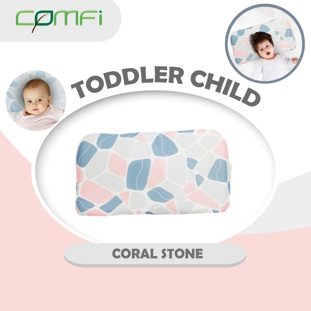 Comfi Toddler Child Breathing Pillow - Bantal Tidur Kepala Anak Empuk Dingin Anti Keringat