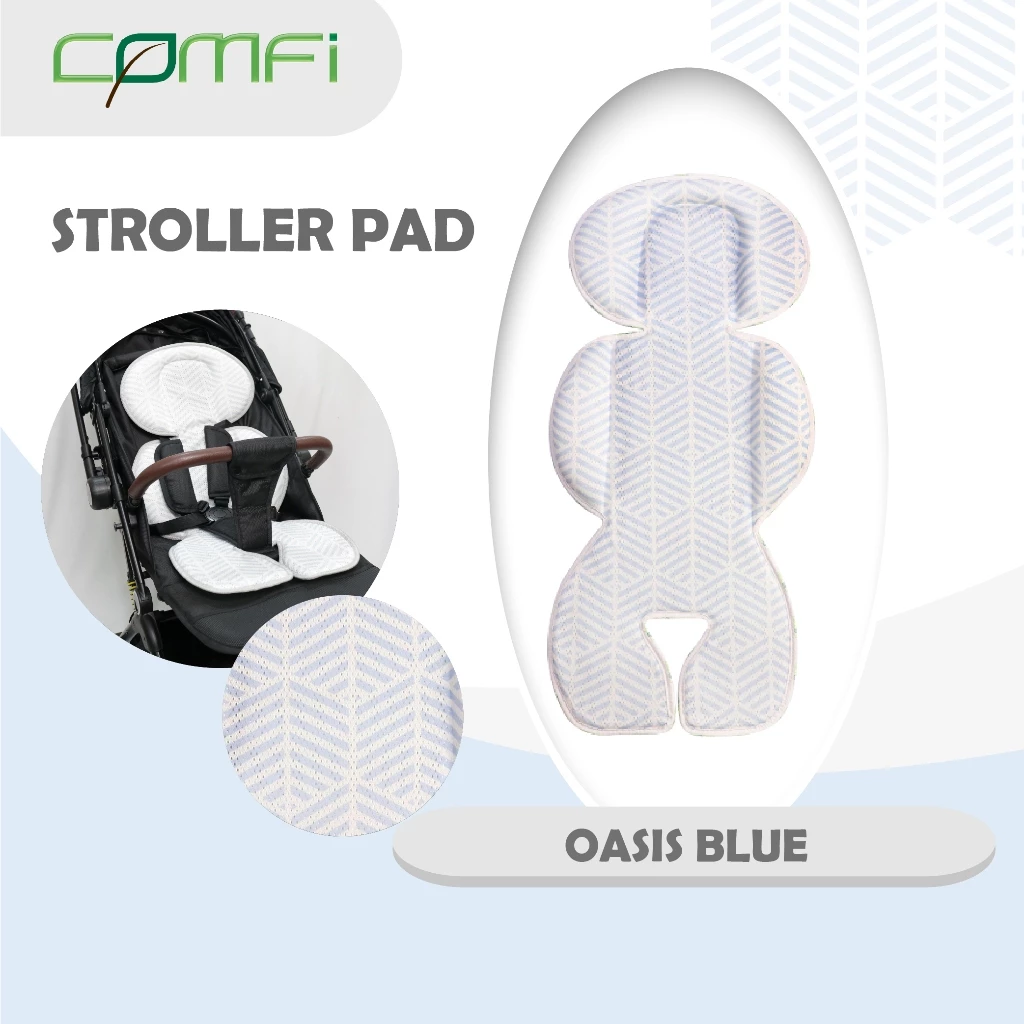 Comfi Breathing Stroller/Carseat Pad - Alas Stroller Bayi Dingin Anti Keringat / Bantalan Stroller Bayi