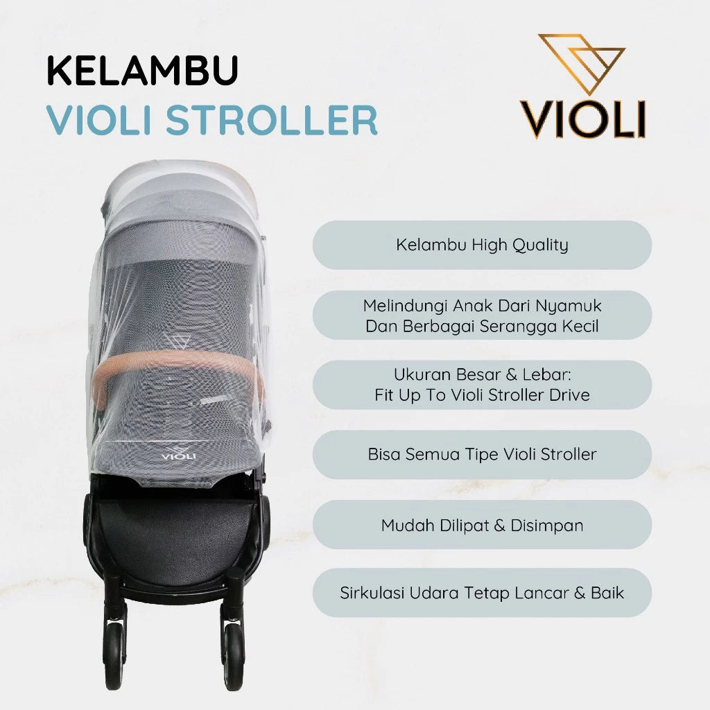 Kelambu Violi Stroller – Net Mosquito