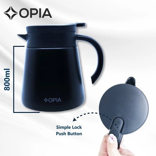 Opia Thermal Jug 800ml - Teko Termos Stainless Tahan Panas Dan Dingin